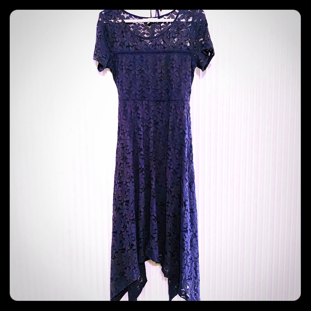 Jessica Simpson Maternity Dress Size Medium Navy